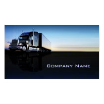 Truck - transportation & logistics business card business cards