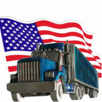 TRUCKER DESK ART PHOTO SCULPTURES