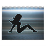 Trucker Girl on Metal Calendars