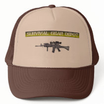 Trucker Hat-assault rifle, sur gear depot banner