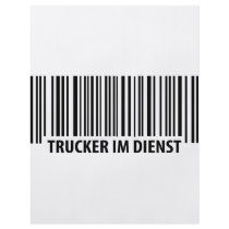 Trucker im Dienst icon Personalized Flyer