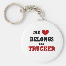 Trucker Love Key Chains