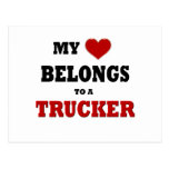Trucker Love Post Cards