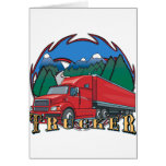 Trucker Mountain Scene