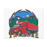 Trucker Mountain Scene