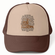 Trucker Prayer Hat by transportationtees Trucker Prayer Hat