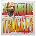 Trucker Zombie Head Cloth Napkins