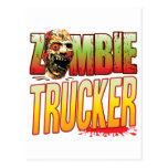 Trucker Zombie Head Post Card