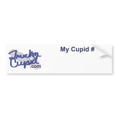 TruckerCupid Bumper Sticker by truckercupid