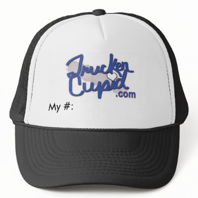 TruckerCupid Cap, My #: Mesh Hats by truckercupid