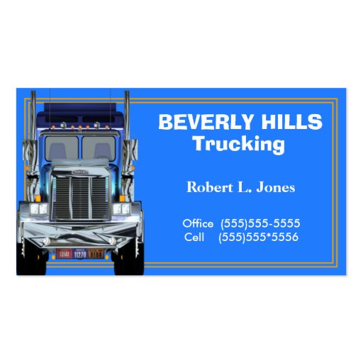 Truckers Business Card