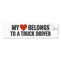 Trucker's Girl bumper stickers