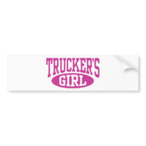 Trucker's Girl bumper stickers
