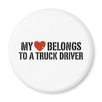 Trucker's Girl magnets