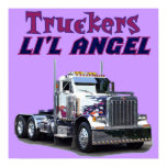 Trucker's L'il Angel Posters and Prints