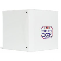 Truckers Rock! 3 Ring Binder