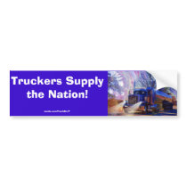 Truckers Tanker Lorry Heavy Transport Gift Bumper Sticker