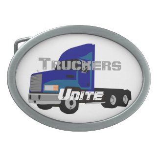 Truckers Unite Belt Buckle
