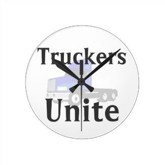 Truckers Wall Clock