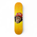 Truckin Chimp Skateboard by extrapoint Truckin Chimp Skateboard
