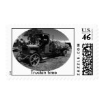 , Truckin time Postage Stamps