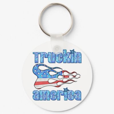 Truckin USA Keychain by Spyder13x085