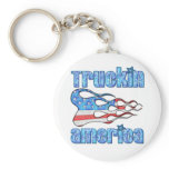 Truckin USA Keychain