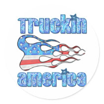 Truckin USA stickers