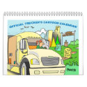 TRUCKING CARTOON CALENDAR calendar