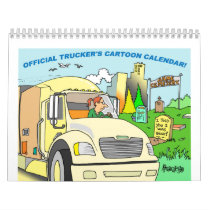 TRUCKING CARTOON CALENDAR calendars