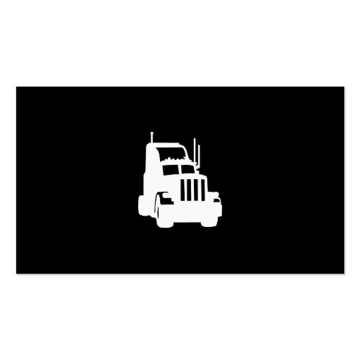 Trucking Company Business Card (front side)
