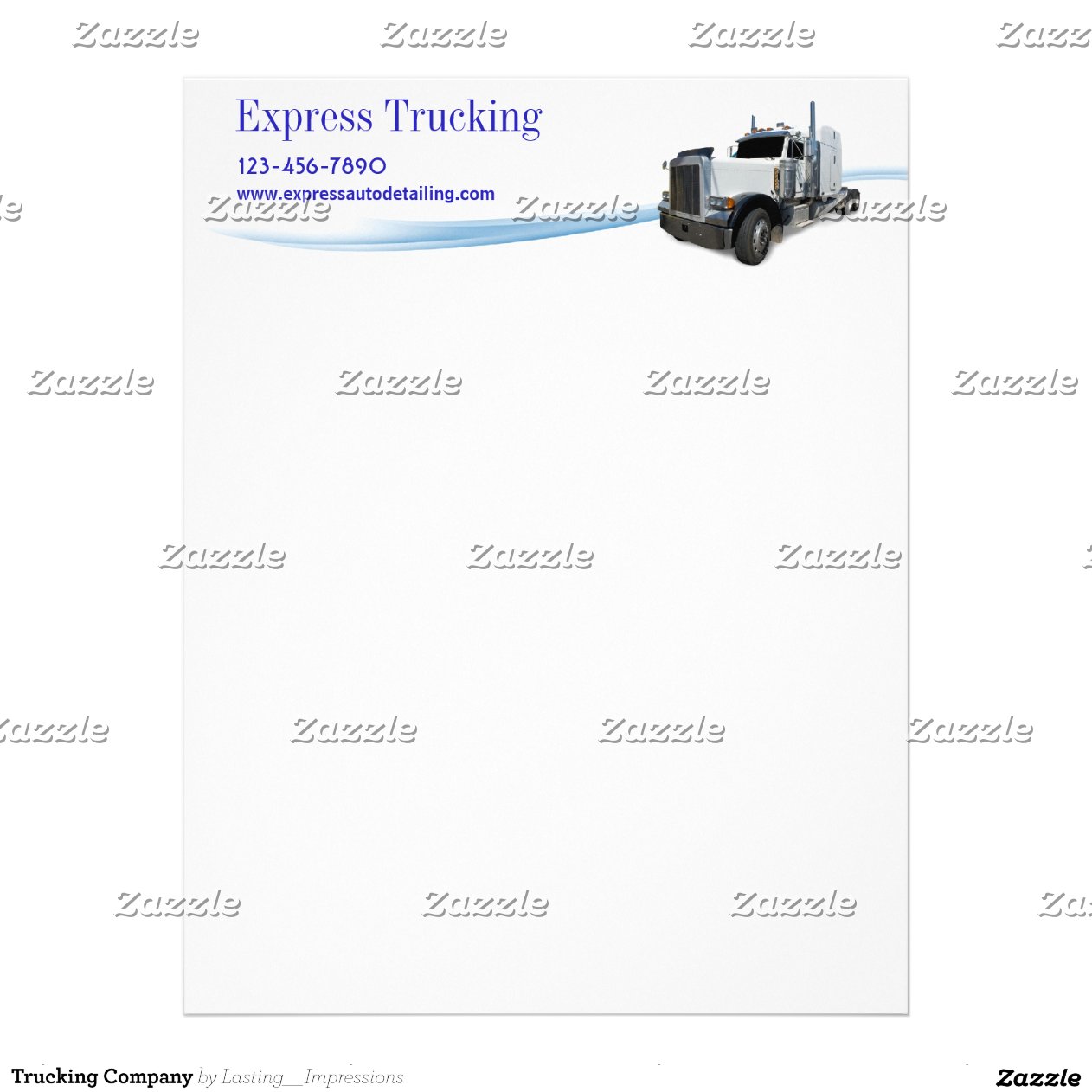 Trucking Company Letterhead Templates