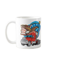 Trucking Eagle mug