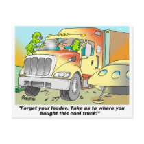 TRUCKING HUMOR GIFTS postcards