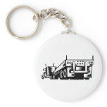trucking lorry truck container van cartage key chain