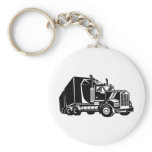 trucking lorry truck container van keychains