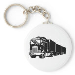 trucking lorry truck container van key chains