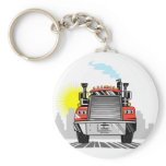 trucking lorry truck container van key chains