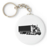 trucking truck driver business card key chains