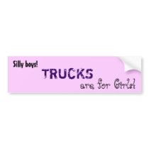 trucks bumper bumper stickers