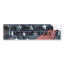 TRUE AMERICANS DON'T VOTE FOR O... bumper stickers by lilskitzbear TRUE AMERICANS DON'T VOTE FOR O... bumper stickers