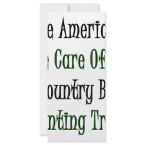 True Americans Take Care Of Our Country By Plantin rack cards by Supernova23 True Americans Take Care Of Our Country By Plantin rack cards