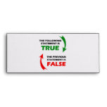 True and False Statements Envelopes