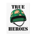 True Army Heroes Post Cards