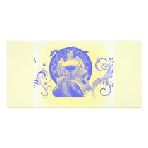 True Beauty in Blue Picture Card