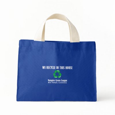 True Blood Vampire Green League - We Recycle bags