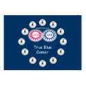 True Blue Gamer Pinball Business Cards