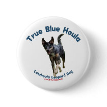 True Blue Houla Catahoula Dog Buttons