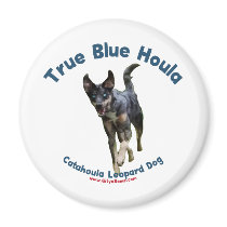 True Blue Houla Catahoula Dog Magnets