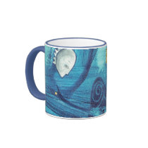 true blue mugs by arteology true blue mugs